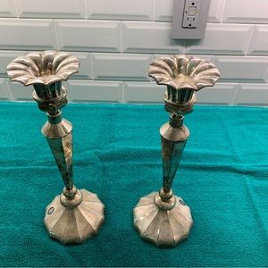 Silver Plated Candle Sticks